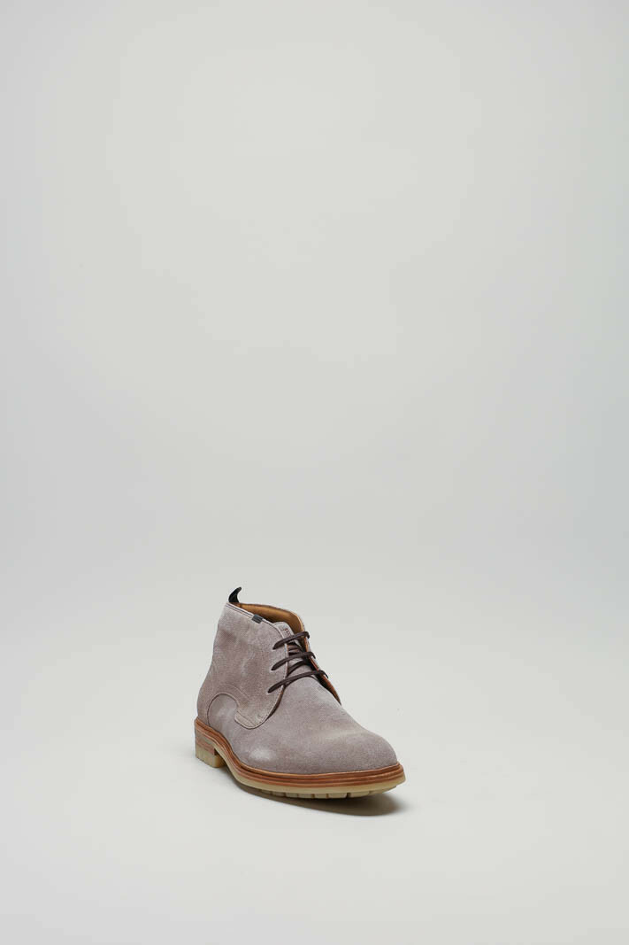 Beige Veterschoen hoog