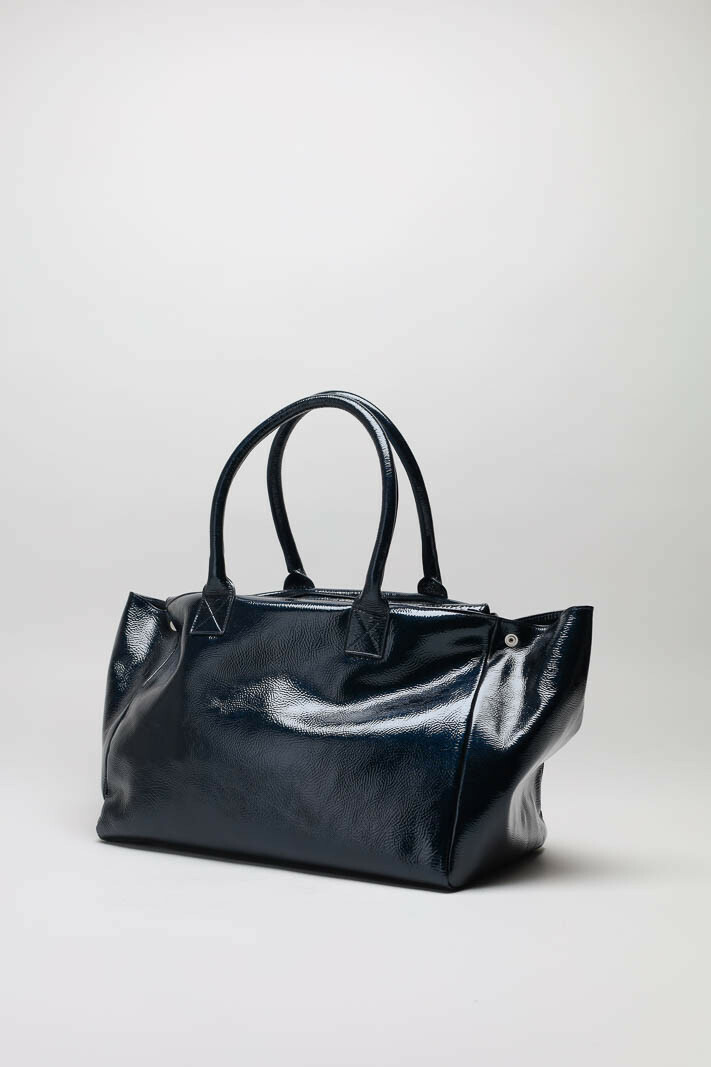 Donkerblauw Shopper image