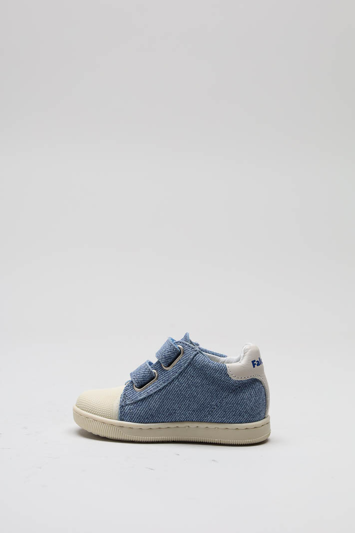 Blauw Velcro schoen image