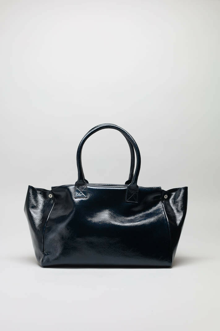 Donkerblauw Shopper