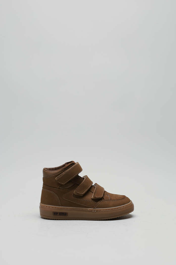 Cognac Velcro schoen