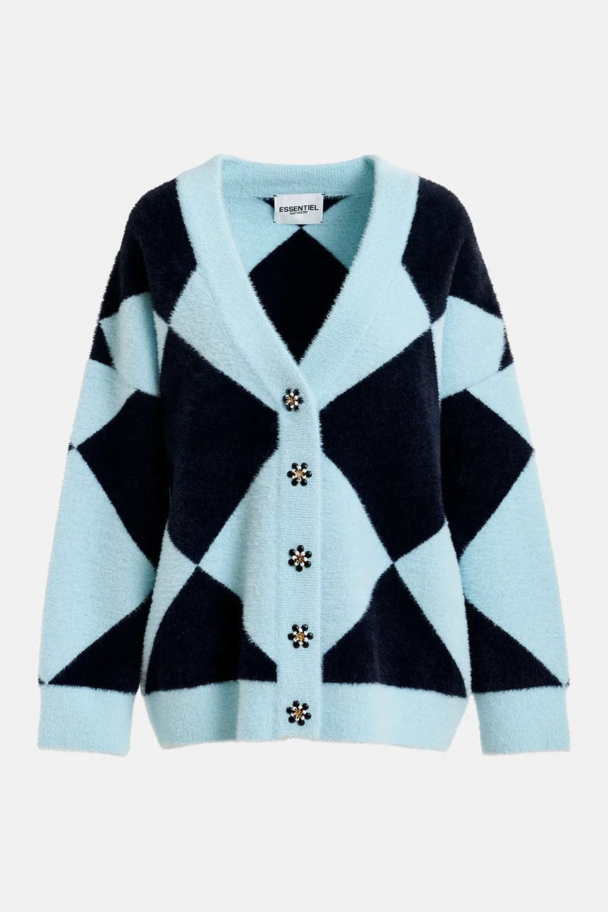 Blauw Cardigan image