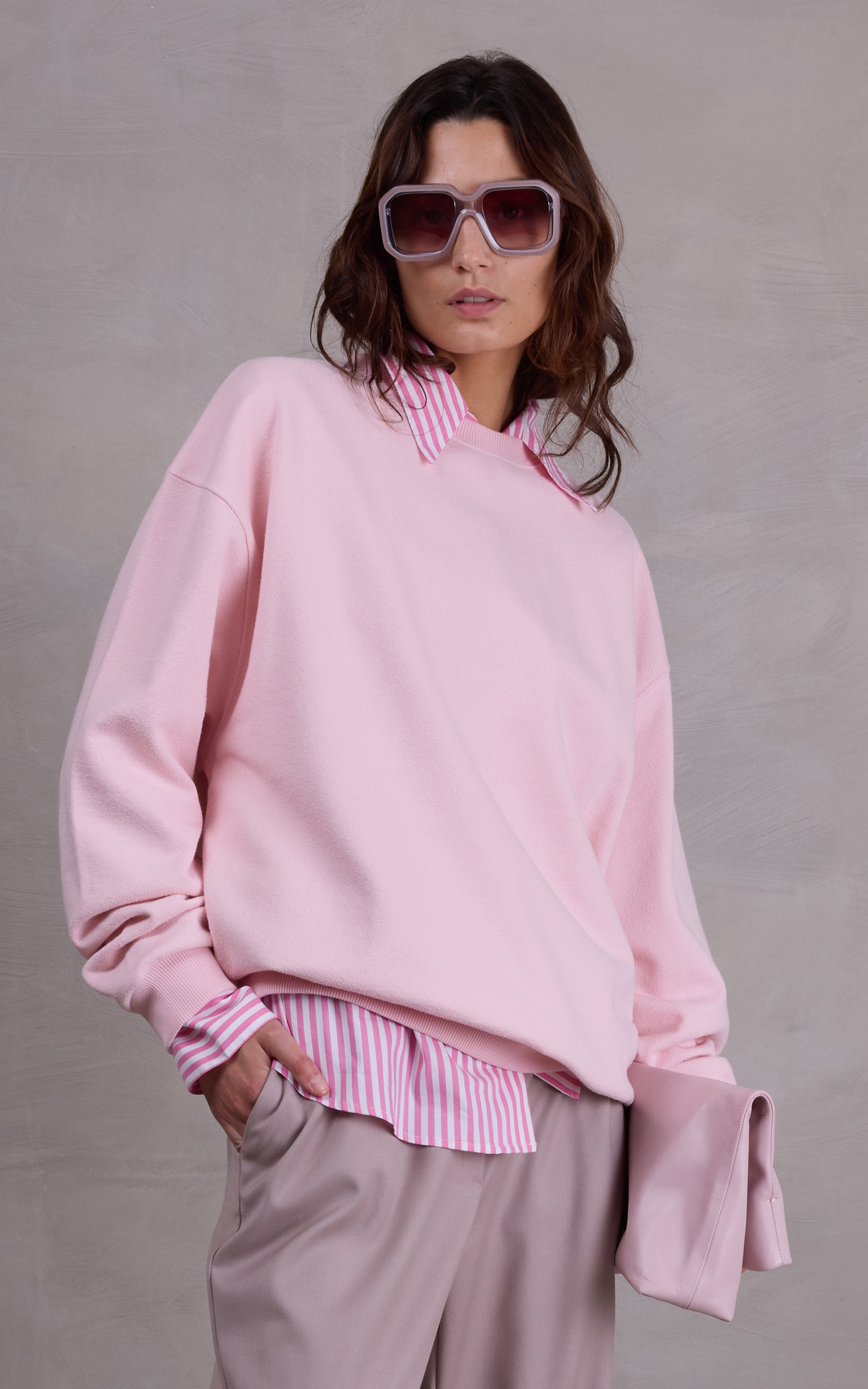 Roze Sweater/trui