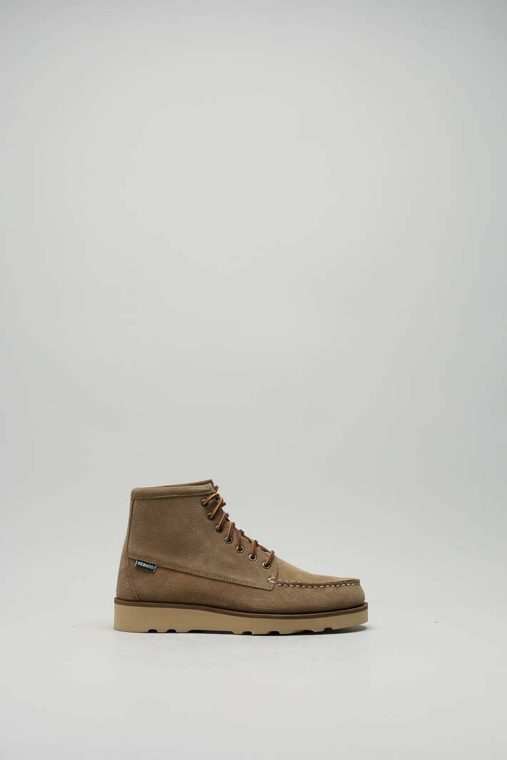 Beige Veterschoen hoog