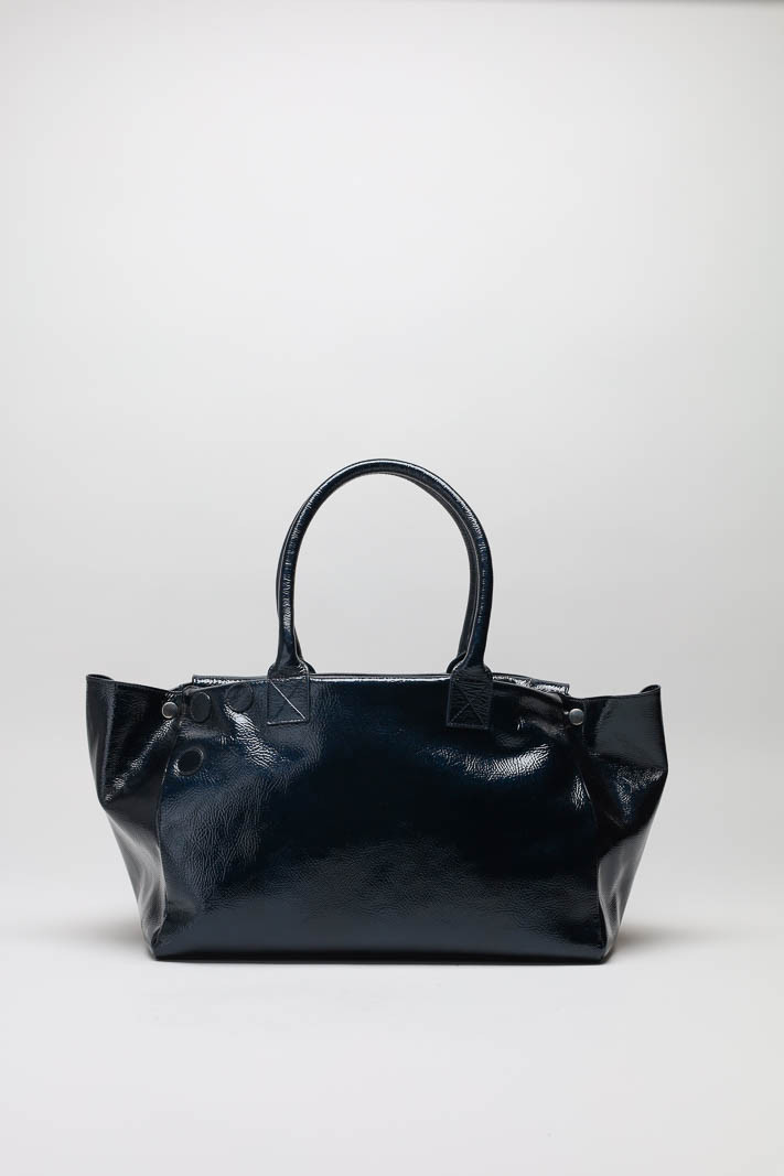 Donkerblauw Shopper image