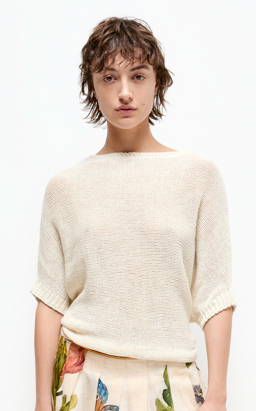 Lichtbeige Sweater/trui image