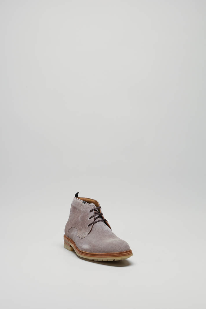 Beige Veterschoen hoog