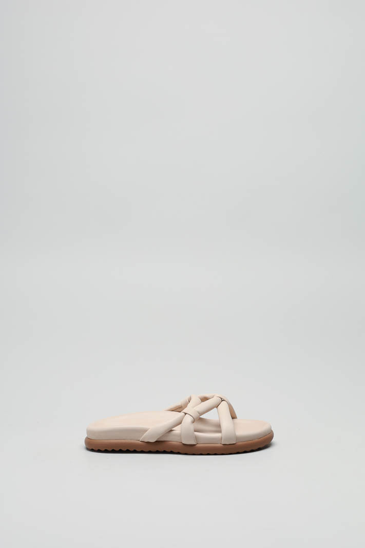 Lichtbeige Slipper