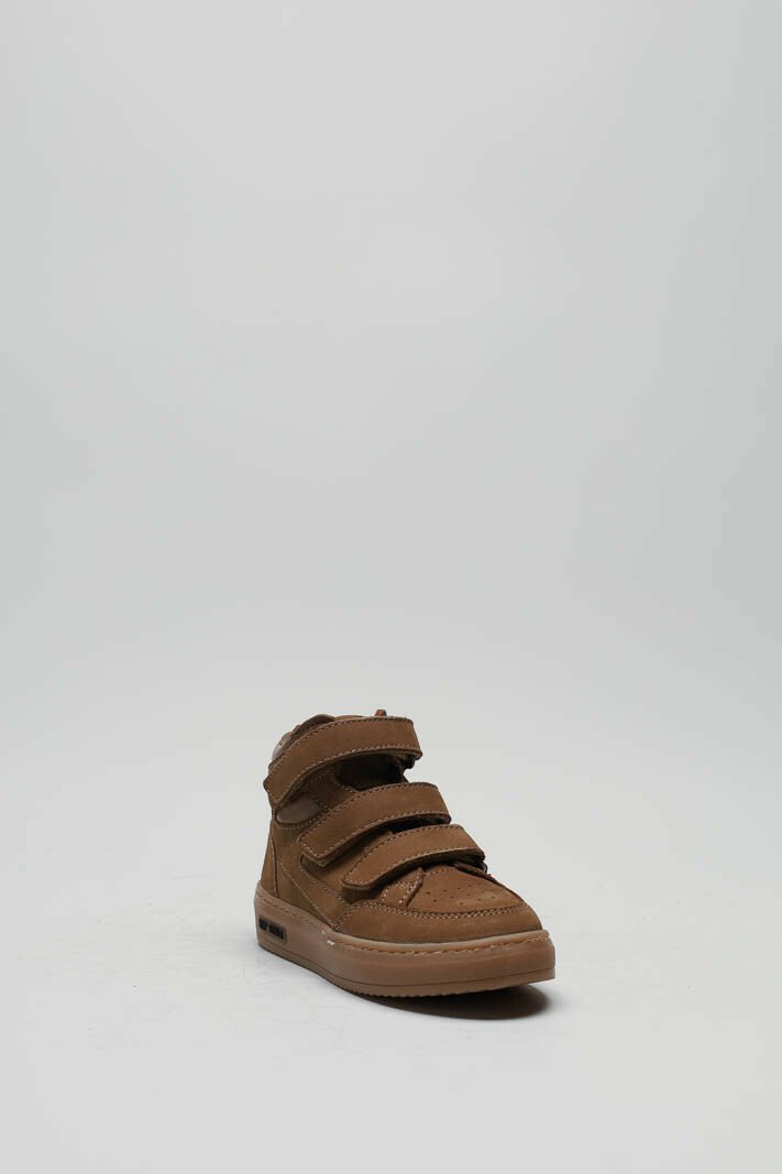 Cognac Velcro schoen