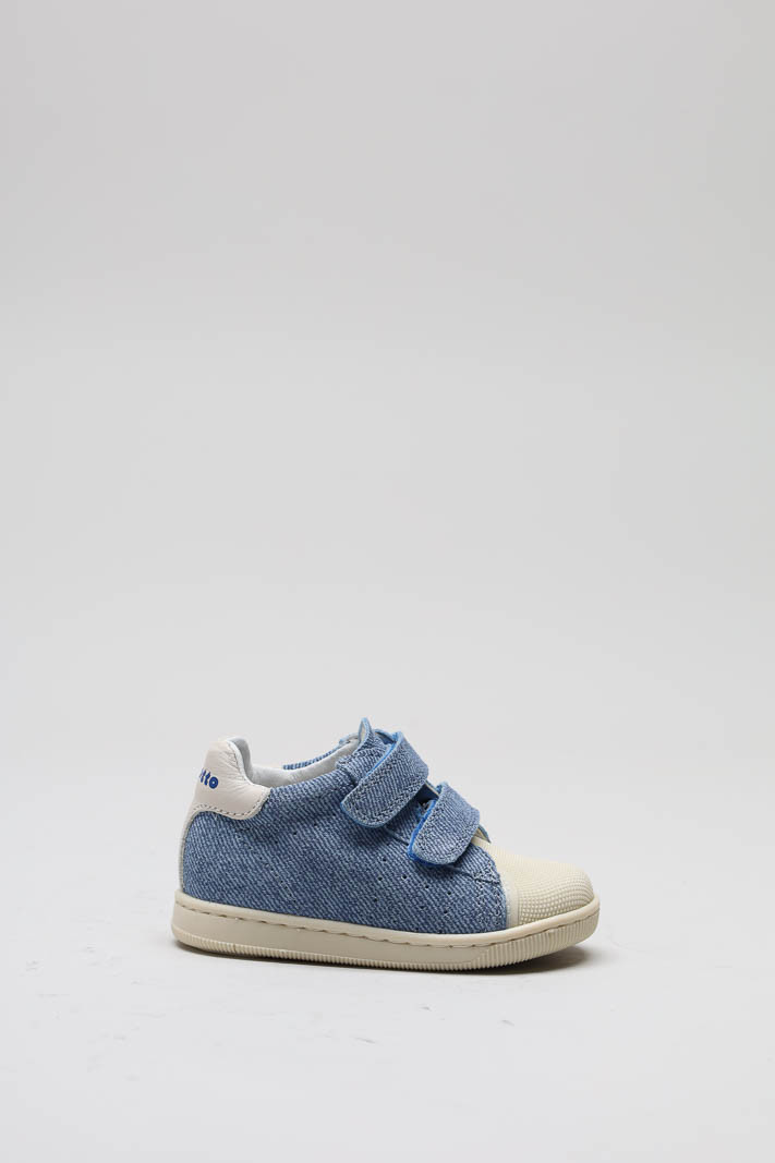 Blauw Velcro schoen